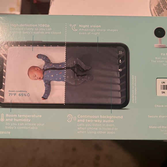 Lumi Pampers baby monitor - Picture 2 of 4